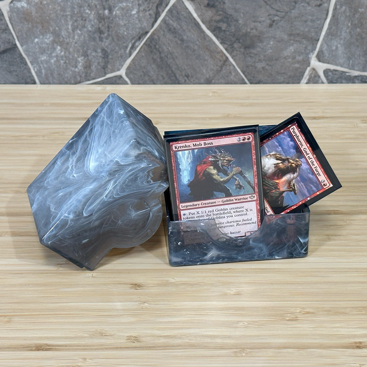 BCW Prism Deck Case - Marble Black