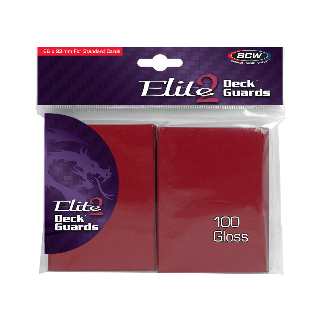 BCW Deck Guard - Elite2 - Red