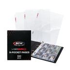 BCW LaserWeld 9-Pocket Page (100 CT. Box)