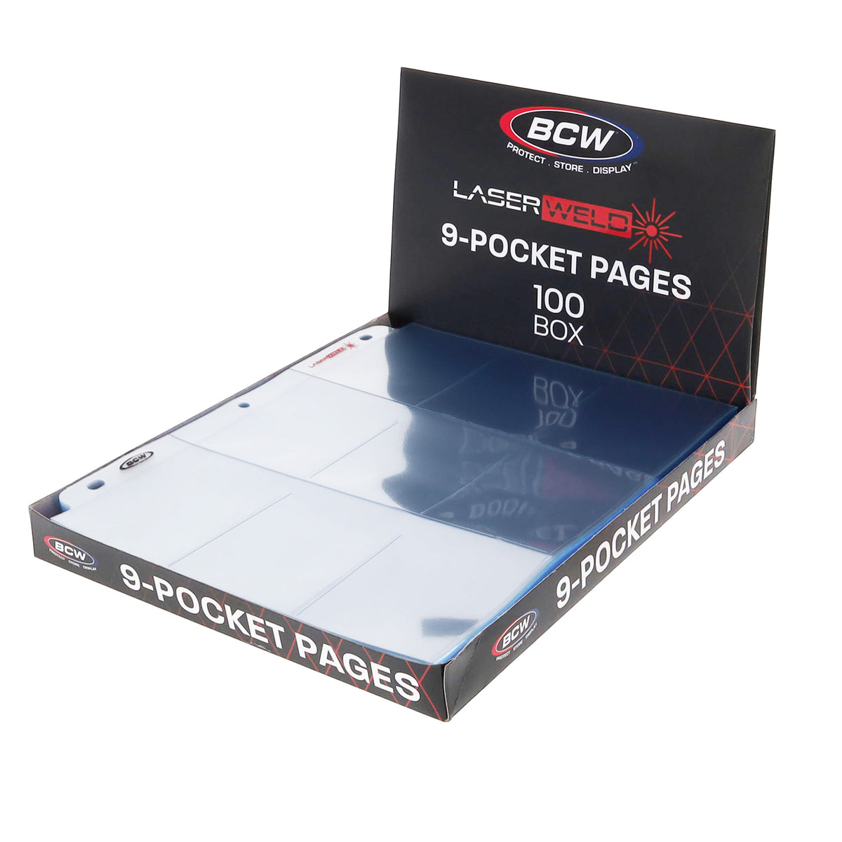BCW LaserWeld 9-Pocket Page (100 CT. Box)