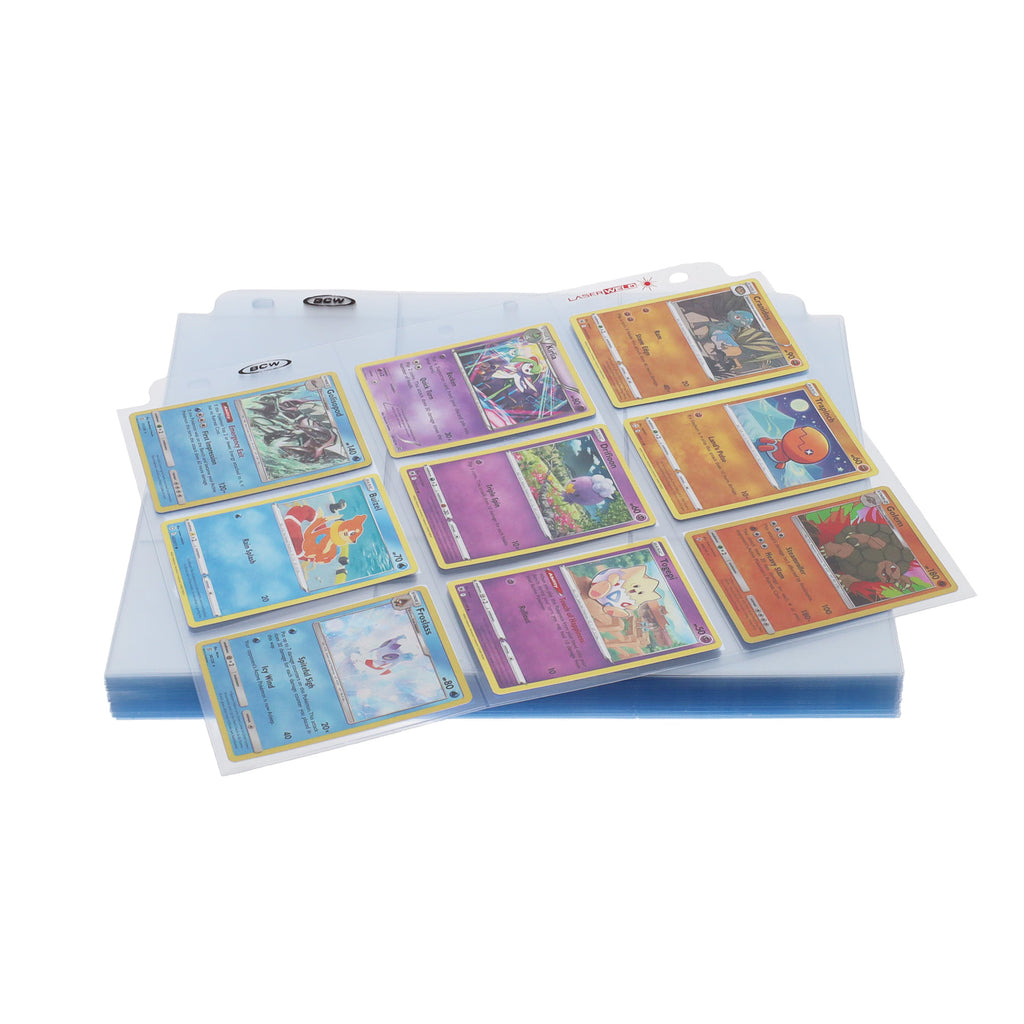 BCW LaserWeld 9-Pocket Page (100 CT. Box)