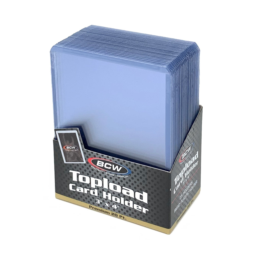 BCW 3x4 Topload Card Holder - Premium