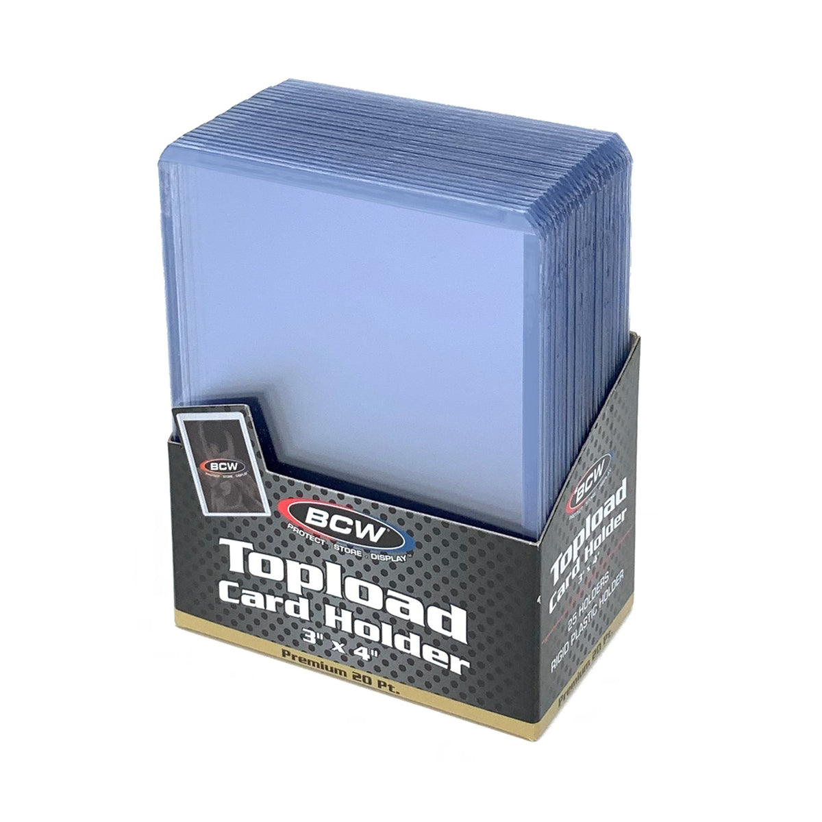 BCW 3x4 Topload Card Holder - Premium
