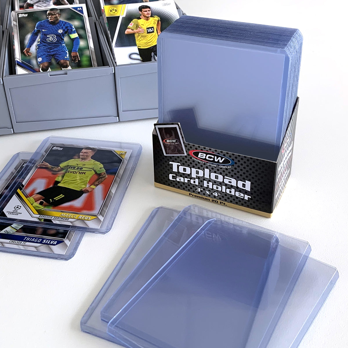 BCW 3x4 Topload Card Holder - Premium