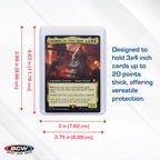 BCW 3x4 Topload Card Holder - Premium