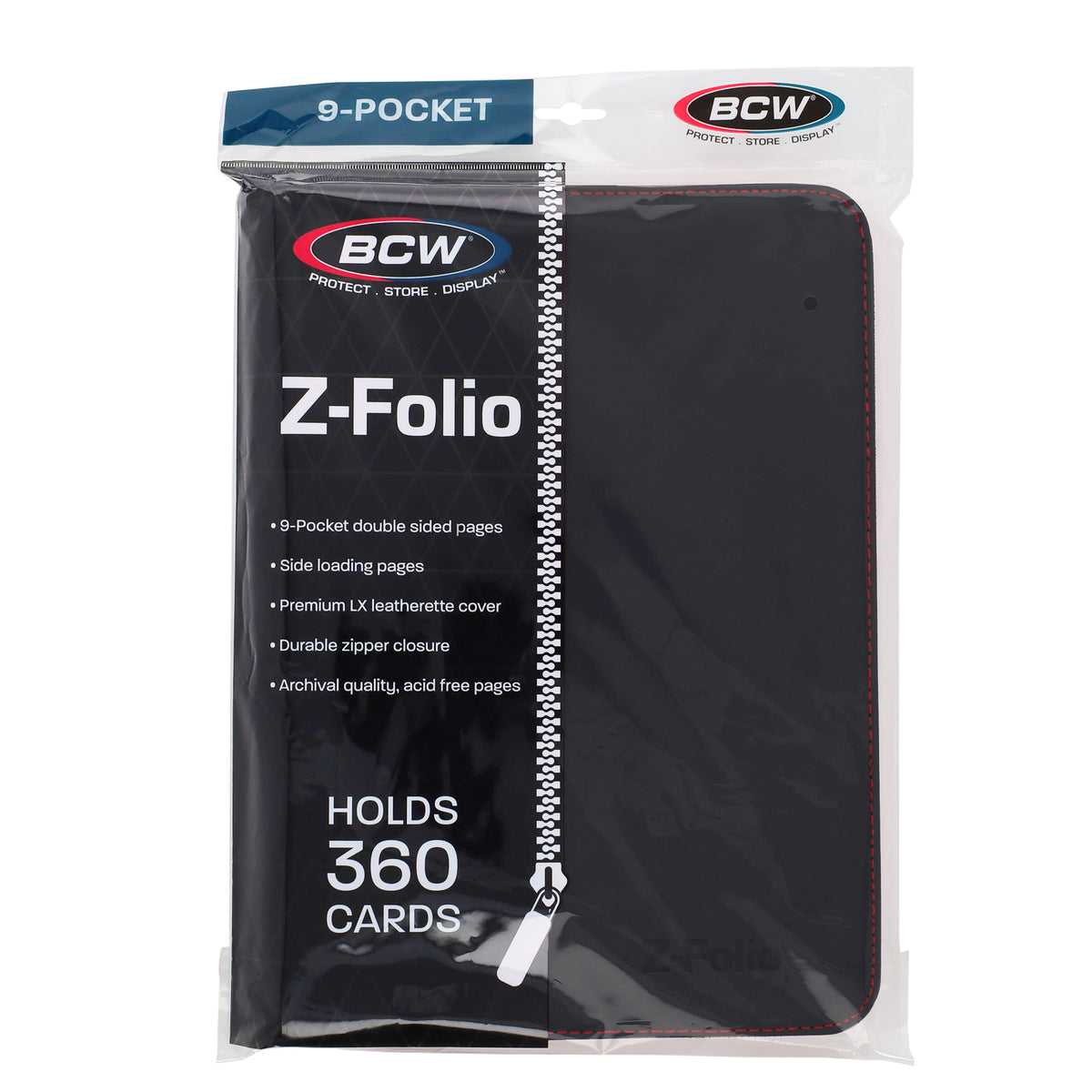 BCW Z-Folio 9-Pocket Album - Black
