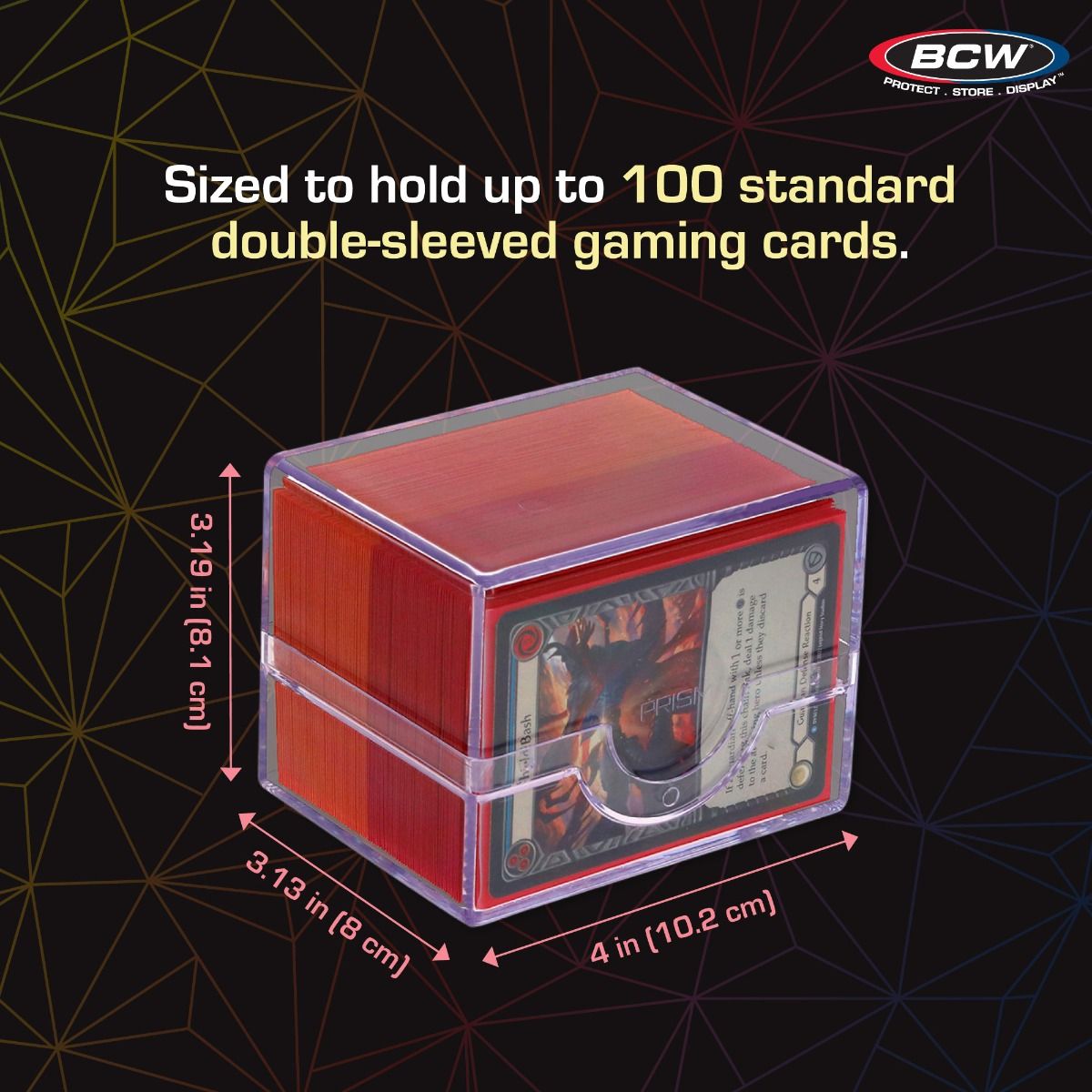 BCW Prism Deck Case - Jade Green