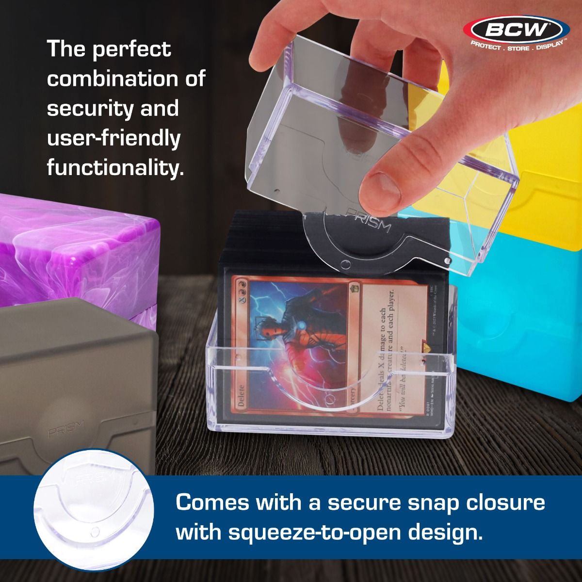 BCW Prism Deck Case - Jade Green