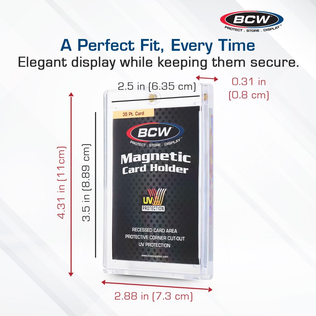 BCW Magnetic Card Holder - 35 PT.