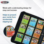 BCW Side Loading 18-Pocket Pro Pages (10 count) - Black