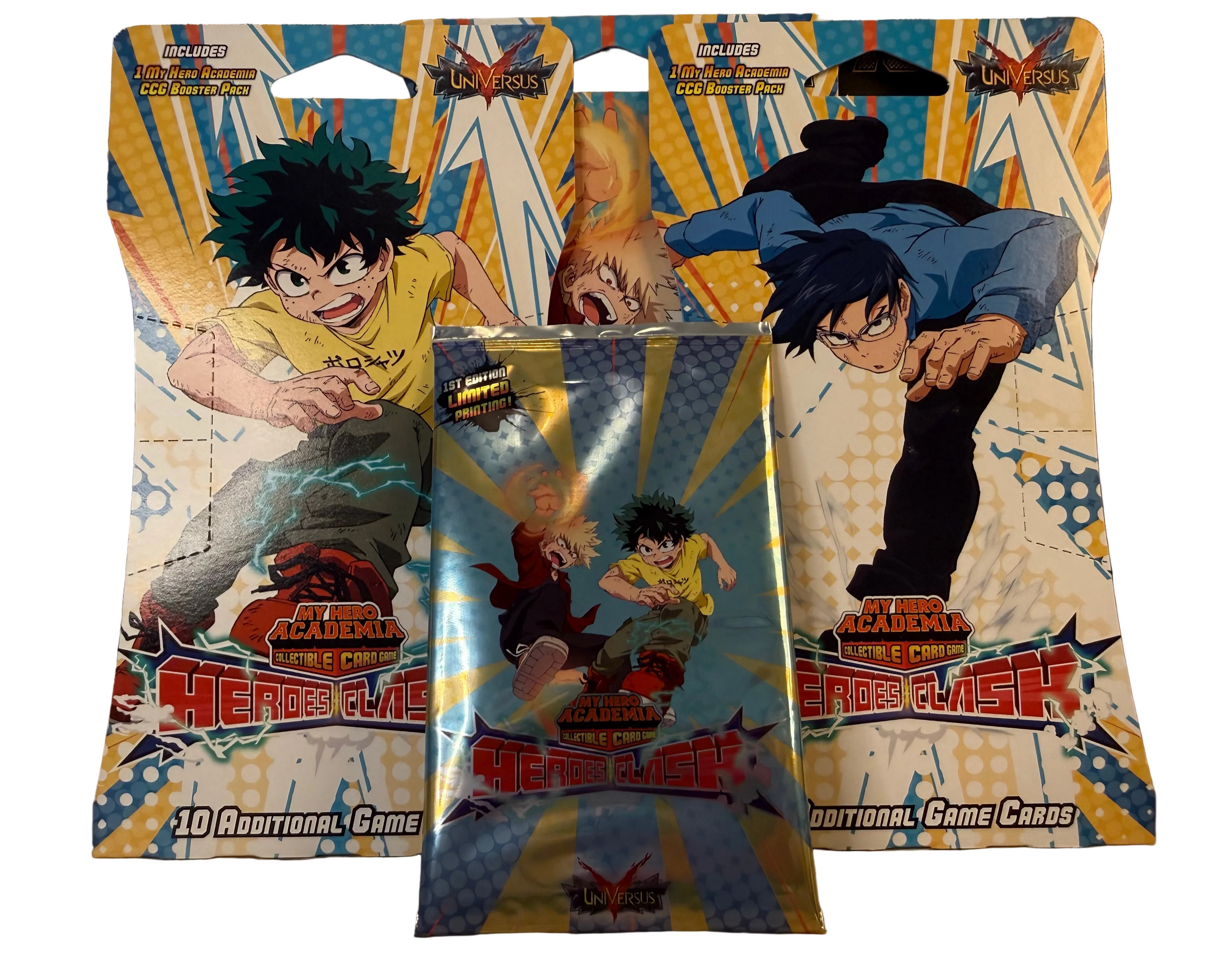*1st Edition* My Hero Academia Heroes Clash (Series 3) TCG Sleeved Booster Pack