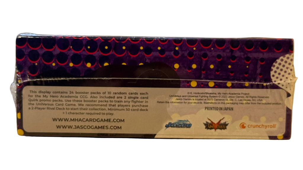 *Unlimited* My Hero Academia League of Villains (Series 4) TCG booster box