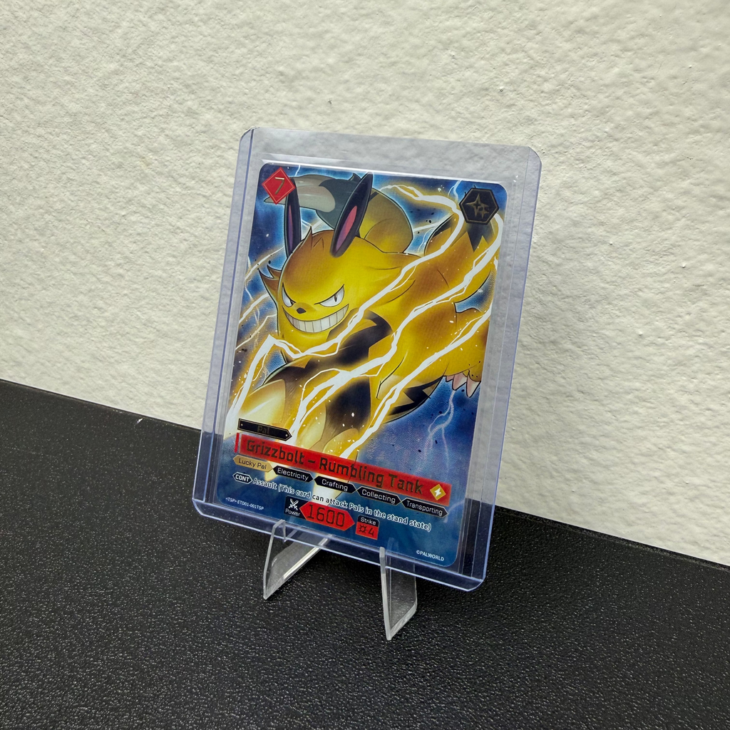 *1st Edition* TSP Grizzbolt - The Rumbling Tank Palworld TCG Dawn of Palpagos Card