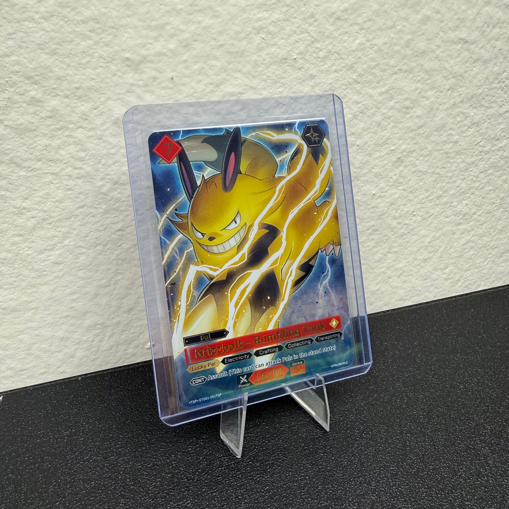*1st Edition* TSP Grizzbolt - The Rumbling Tank Palworld TCG Dawn of Palpagos Card