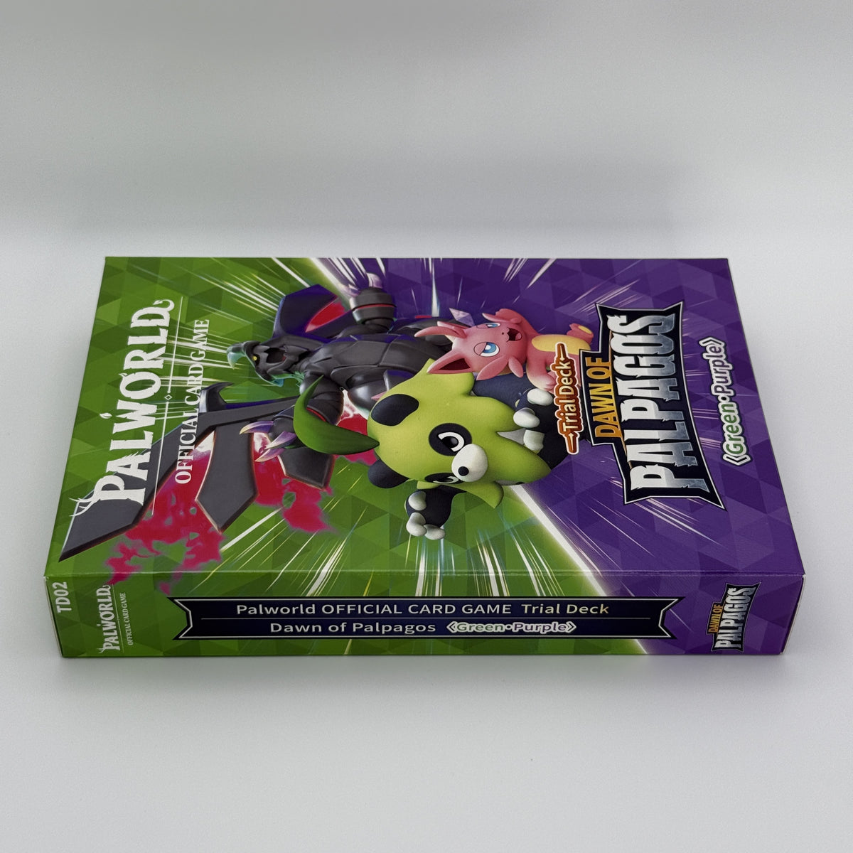 *1st Edition* Palworld Dawn of Palpagos Green and Purple Trial Deck English
