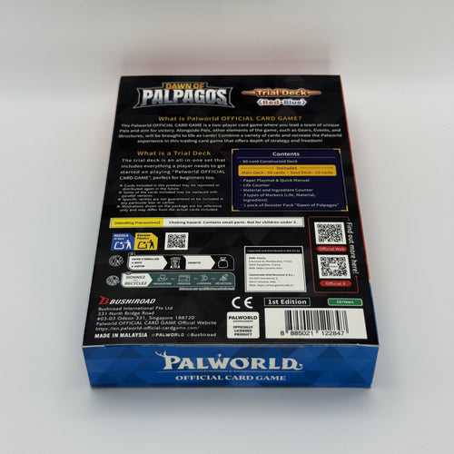 *1st Edition* Palworld Dawn of Palpagos Red and Blue Trial Deck English