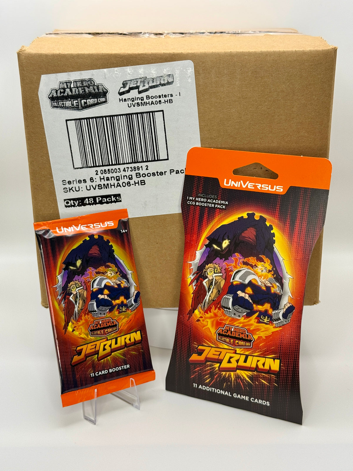 My Hero Academia Jet Burn (Series 6) Sleeved Booster Pack Box English TCG