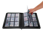 BCW Z-Folio 9-Pocket LX Album - Toploaders - Black