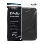 BCW Z-Folio 9-Pocket LX Album - Toploaders - Black