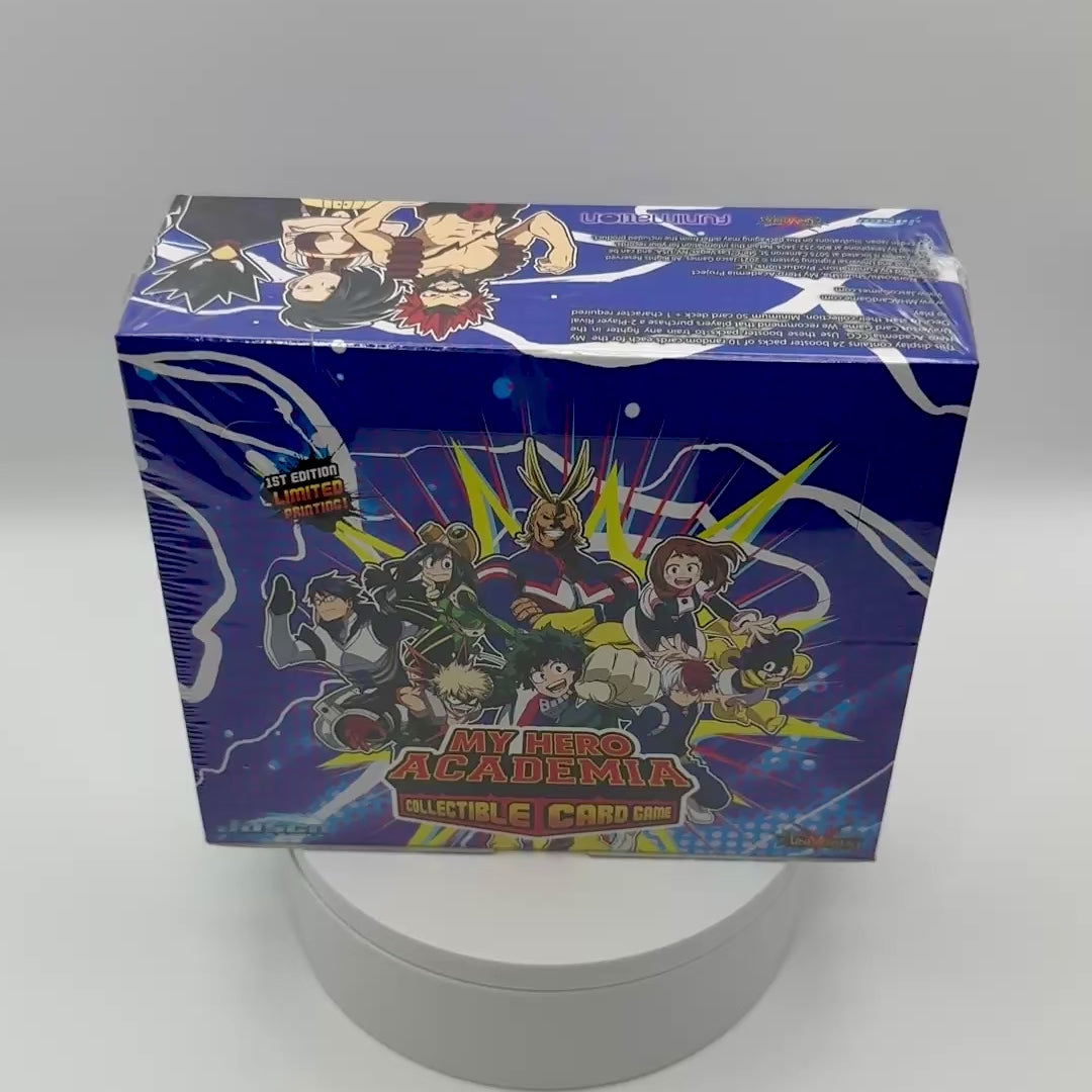 *1st Edition* My Hero Academia (Series 1) TCG Booster Box English