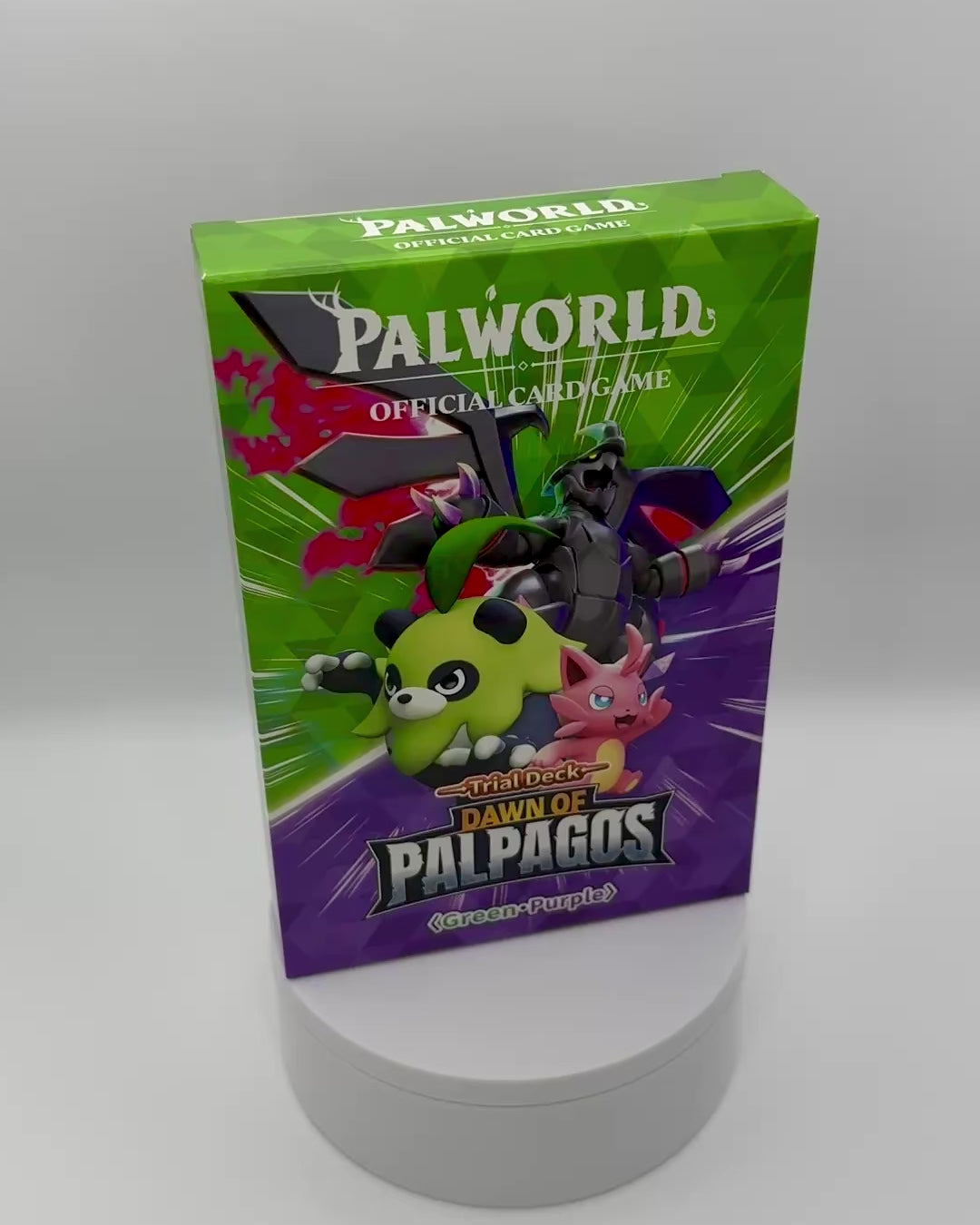 *1st Edition* Palworld Dawn of Palpagos Green and Purple Trial Deck English